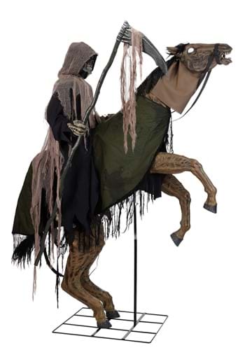 7FT Animatronic Reaper's Ride Decoration | Halloween Animatronics