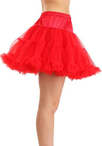 Short Red Costume Petticoat for Women | Costume Accessories