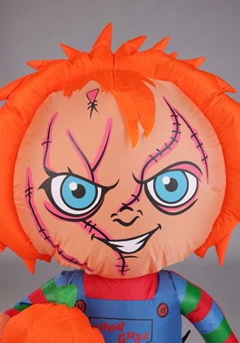 2.5 FT Child's Play Inflatable Chucky Decoration | Scary Decorations