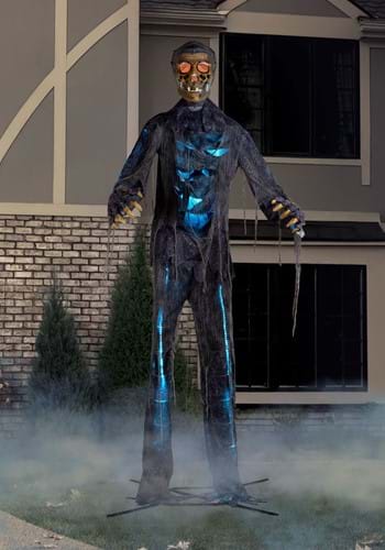 12FT Lighted Zombie Decoration | Halloween Animatronics