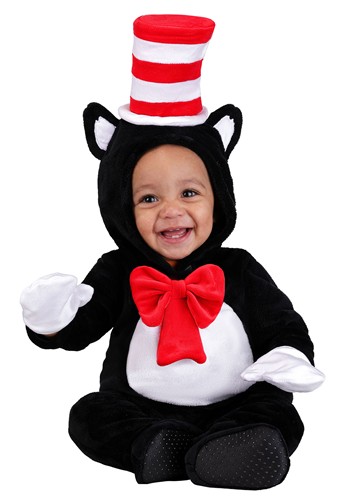 Premium Cat in the Hat Infant Costume Onesie | Dr. Seuss Costumes