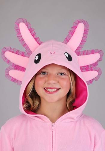 Pink Axolotl Child Costume | Animal Costumes