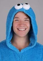 Adult Cookie Monster Zip Costume Alt 3