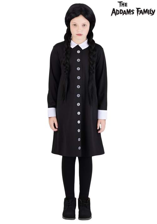 Girl's Essential Wednesday Addams Costume