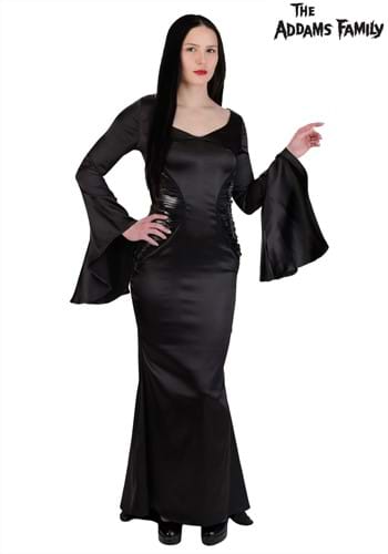 Womens The Addams Family Morticia Costume Dress