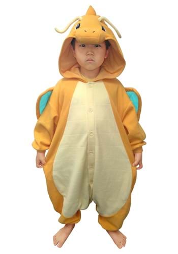 Pokémon Dragonite Kigurumi Costume Onesie for Kids | Pokémon Costumes