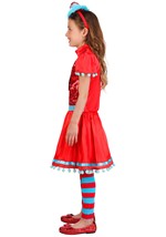 Girls Dr. Seuss Thing 1/2 Costume Dress Alt 2