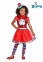 Girls Dr. Seuss Thing 1/2 Costume Dress New