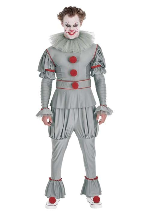 Mens Pennywise Clown Suit Costume