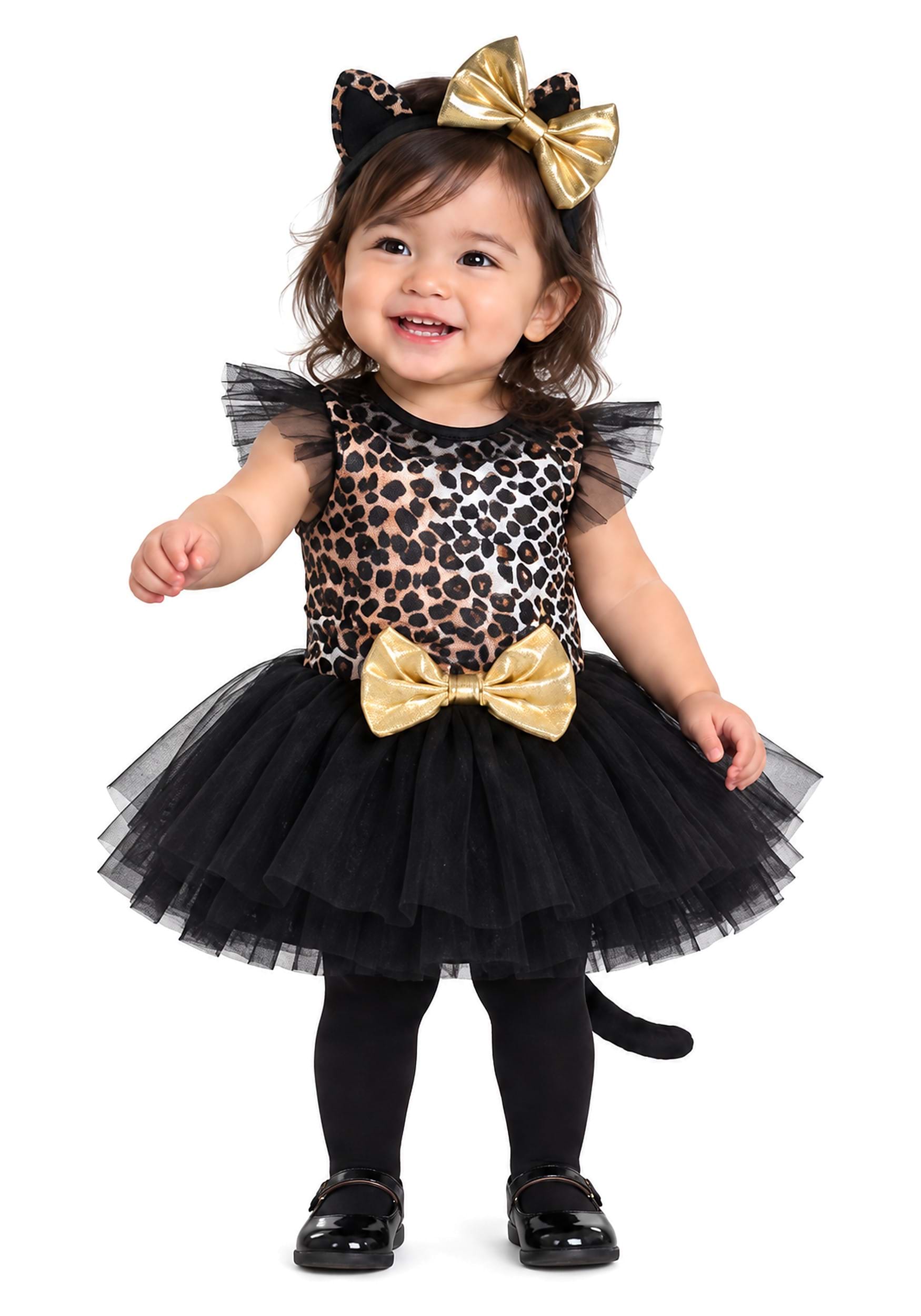 Girl's Cute Leopard Cat Infant Costume | Kid's Animal Costumes