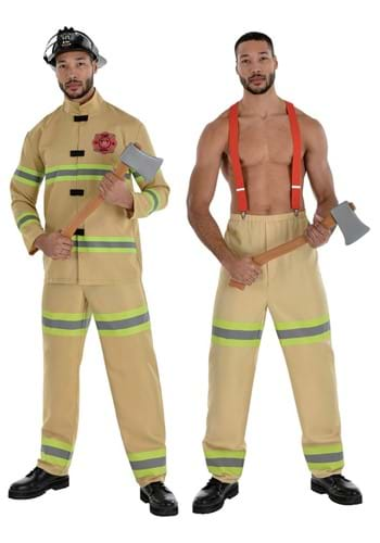 Mens Firefighter Classic Uniform Costume