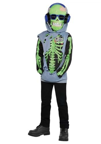 Boy's Zombie Glow-in-the-Dark Gamer Costume