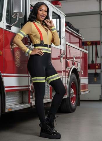 Womens Classic Firefighter Costume Main UPD
