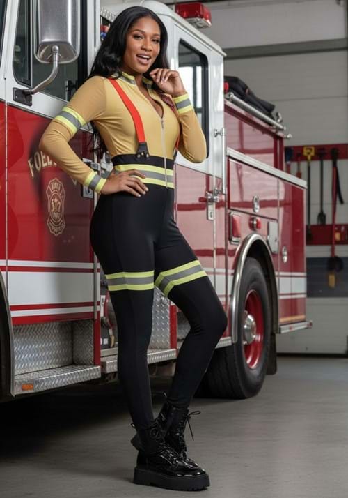 Womens Classic Firefighter CostumeUPD