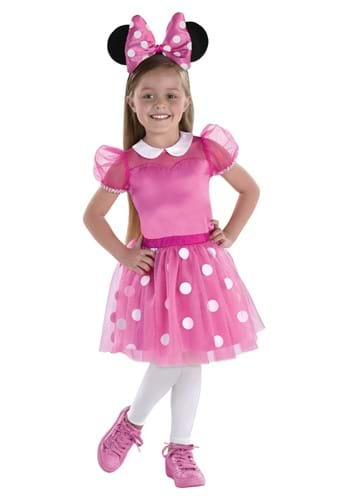 GIRLS MINNIE MOUSE PINK COSTUME