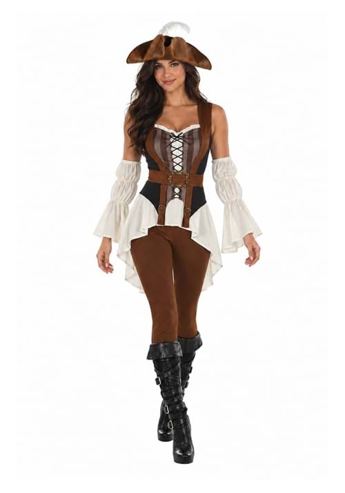 Womens Shipwrecked Pirate Costume Main 2