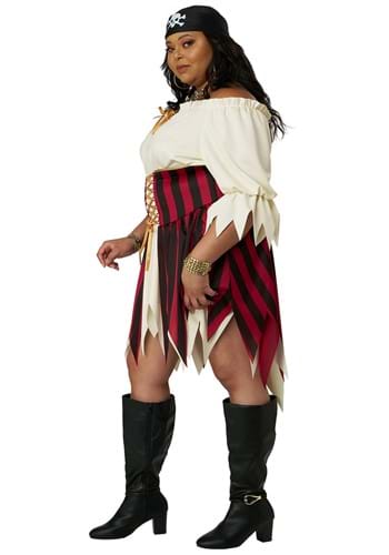 Women's Plus Size Sultry Sea Pirate Costume | Adult Pirate Costumes
