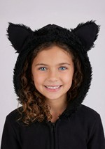 Kids Cozy Fleece Bat Zip Up Dress Alt 5