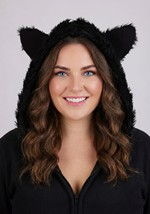 Plus Cozy Fleece Bat Zip Up Dress Costume Women Alt 4