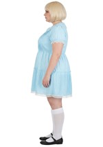 Adult Plus Deluxe Creepy Twin Sister Costume Alt 2