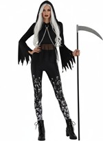Goth Reaper Costume for Women 1