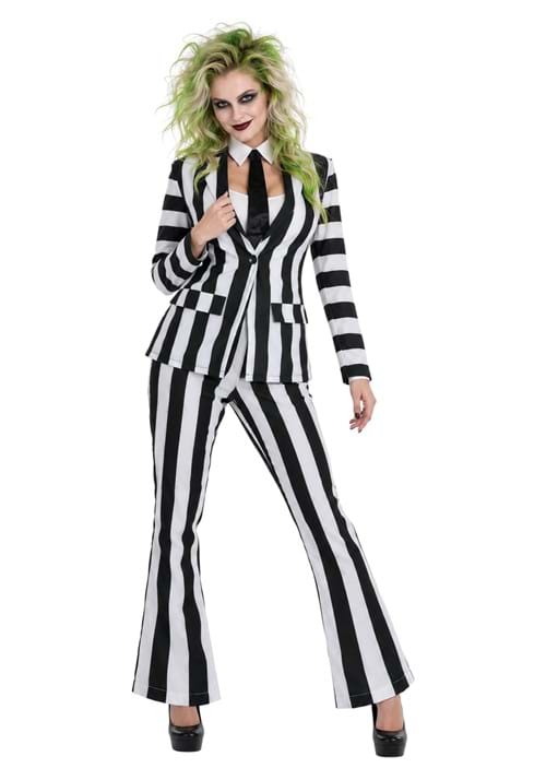 Womens Beetlejuice Classic Suit Costume UPD 1