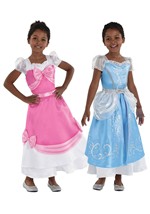 GIRLS CINDERELLA REVERSIBLE COSTUME Alt 1