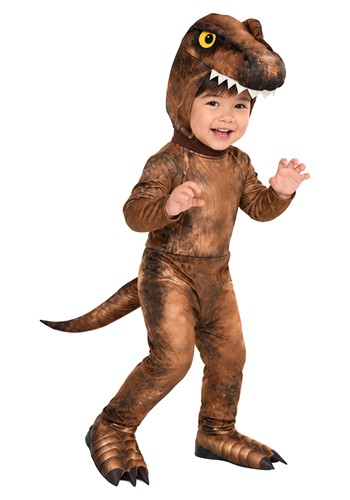 Boy's Toddler Jurassic T-Rex Jumpsuit Costume | Dinosaur Costumes