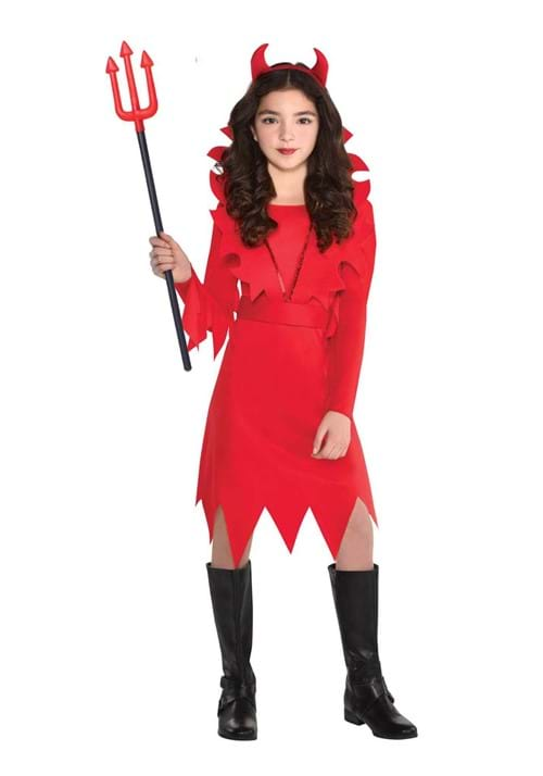 Girls Devious Devil Costume