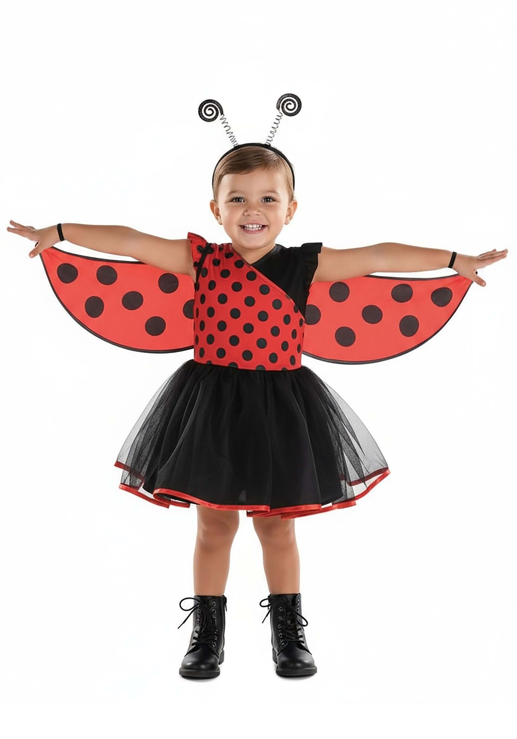 Girl's Lovely Ladybug Toddler Costume Dress | Ladybug Costumes