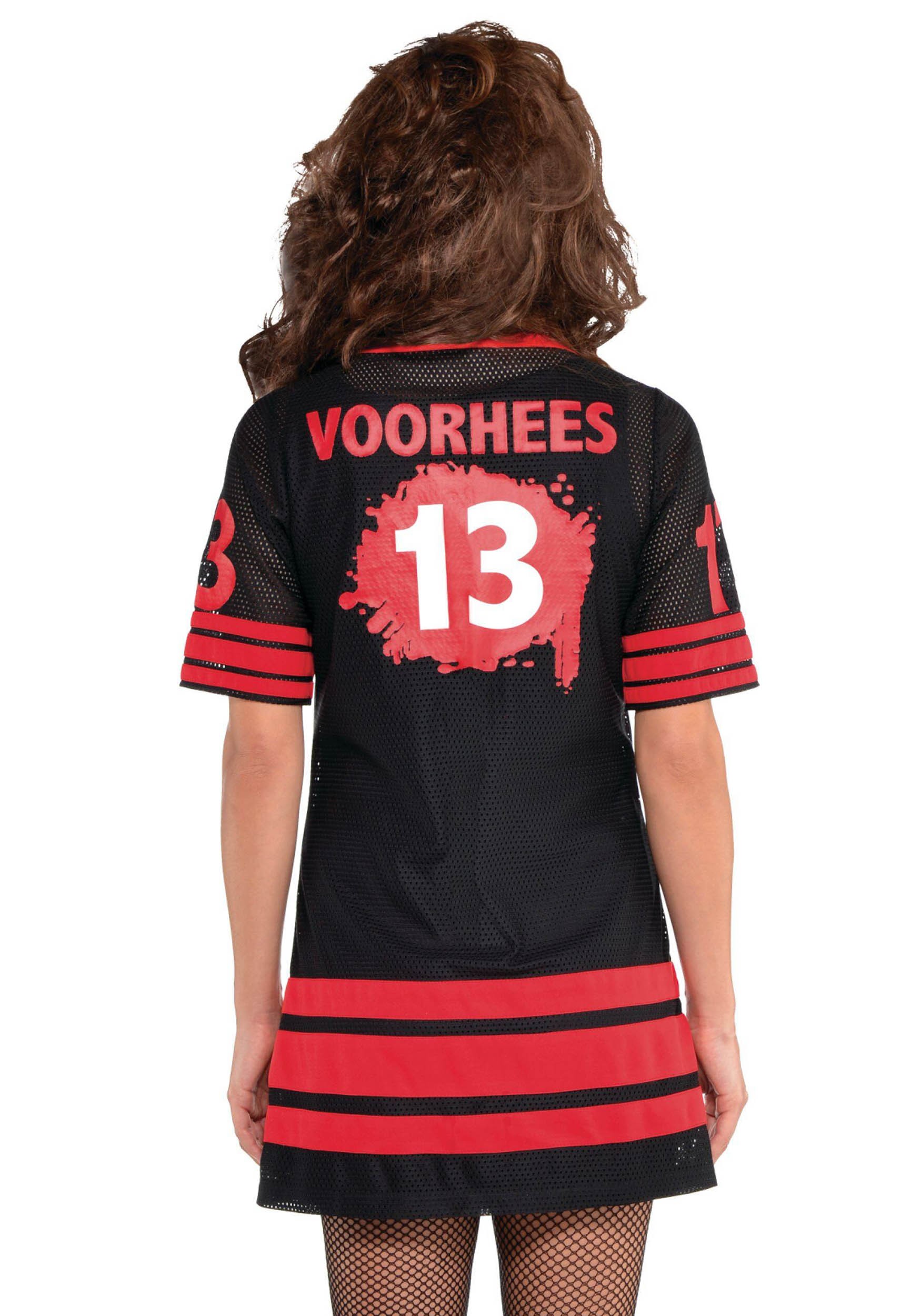 Friday the 13th Women's Jason Miss Vorhees Jersey Costume | Horror Movie Costumes