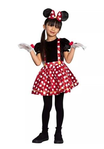 Girls Toddler Red Minnie Mouse Costume