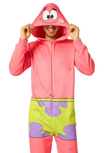 Spongebob Adult Patrick Onesie Costume | Nickelodeon Costumes