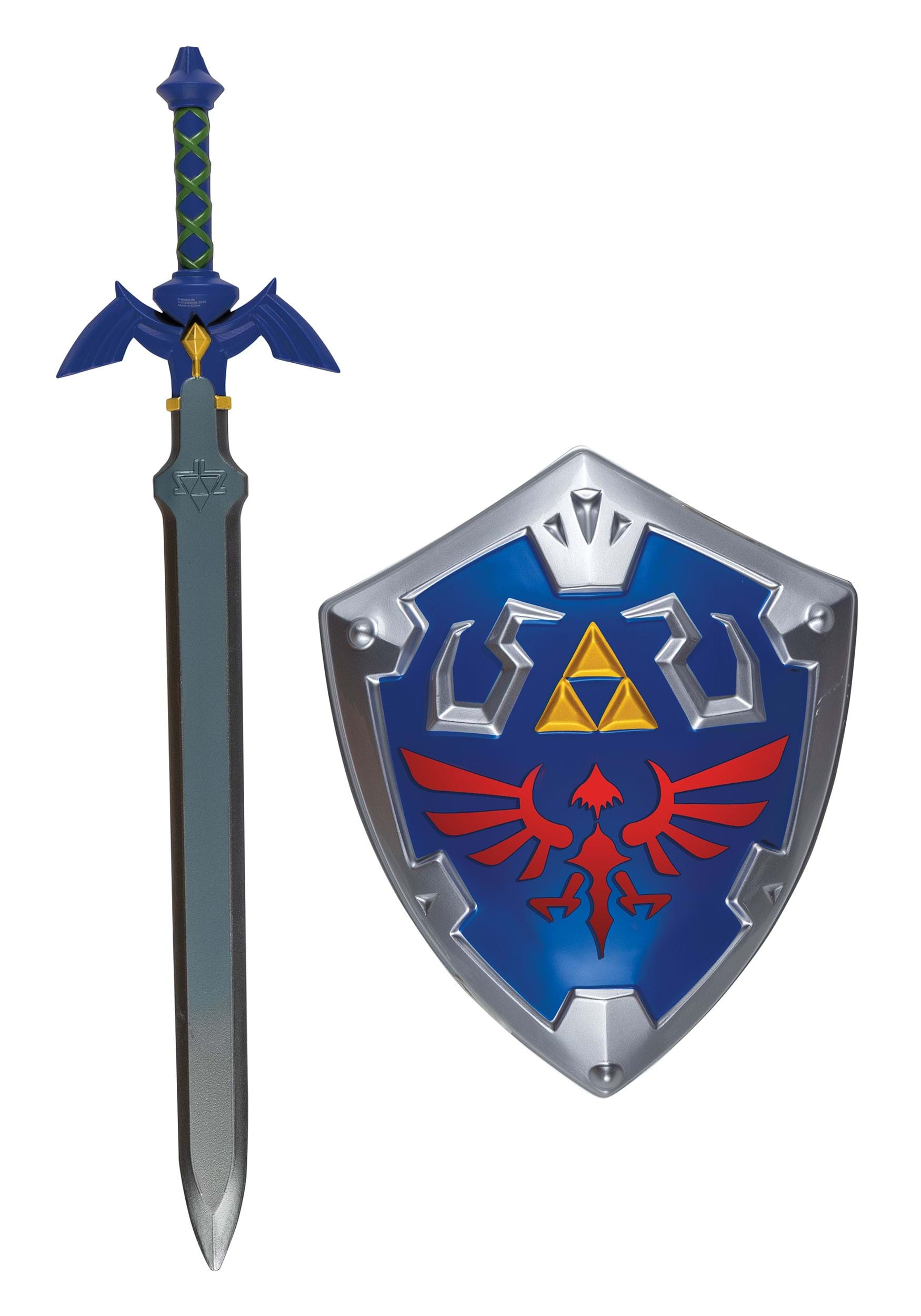 Legend of Zelda Link Master Shield & Sword Set | Video Game Accessories