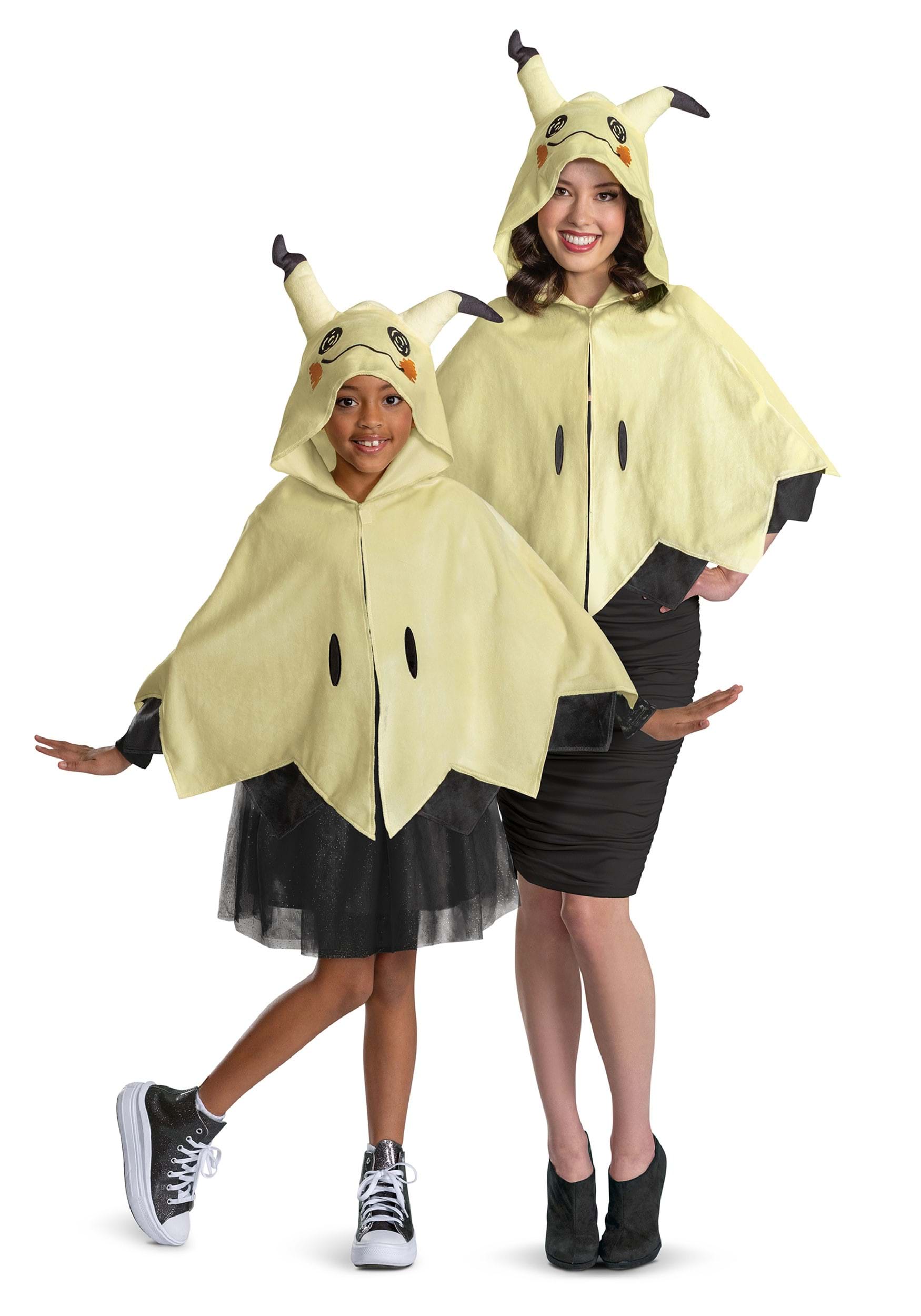 Adult/Child Pokémon Mimikyu Costume Hooded Cape | Pokémon Costumes