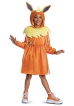 Girls Pokemon Flareon Hooded Dress Costume