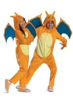 Kids Classic Pokemon Charizard Hooded Jumpsuit Alt 3