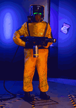 Alien Clean Up Animatronic Decoration