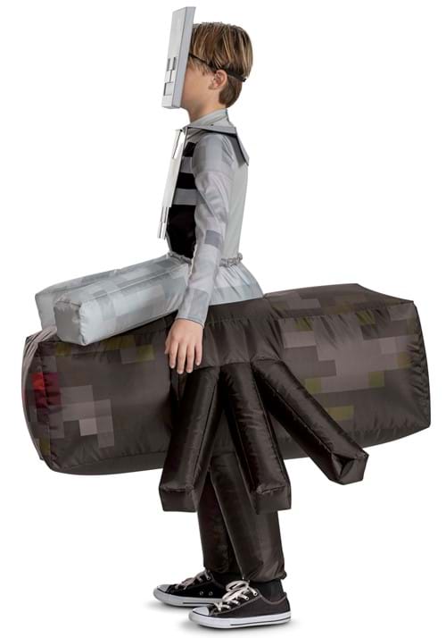 Minecraft Inflatable Skin Kid's Deluxe Minecraft Inflatable Spider Jockey Costume | Minecraft ...