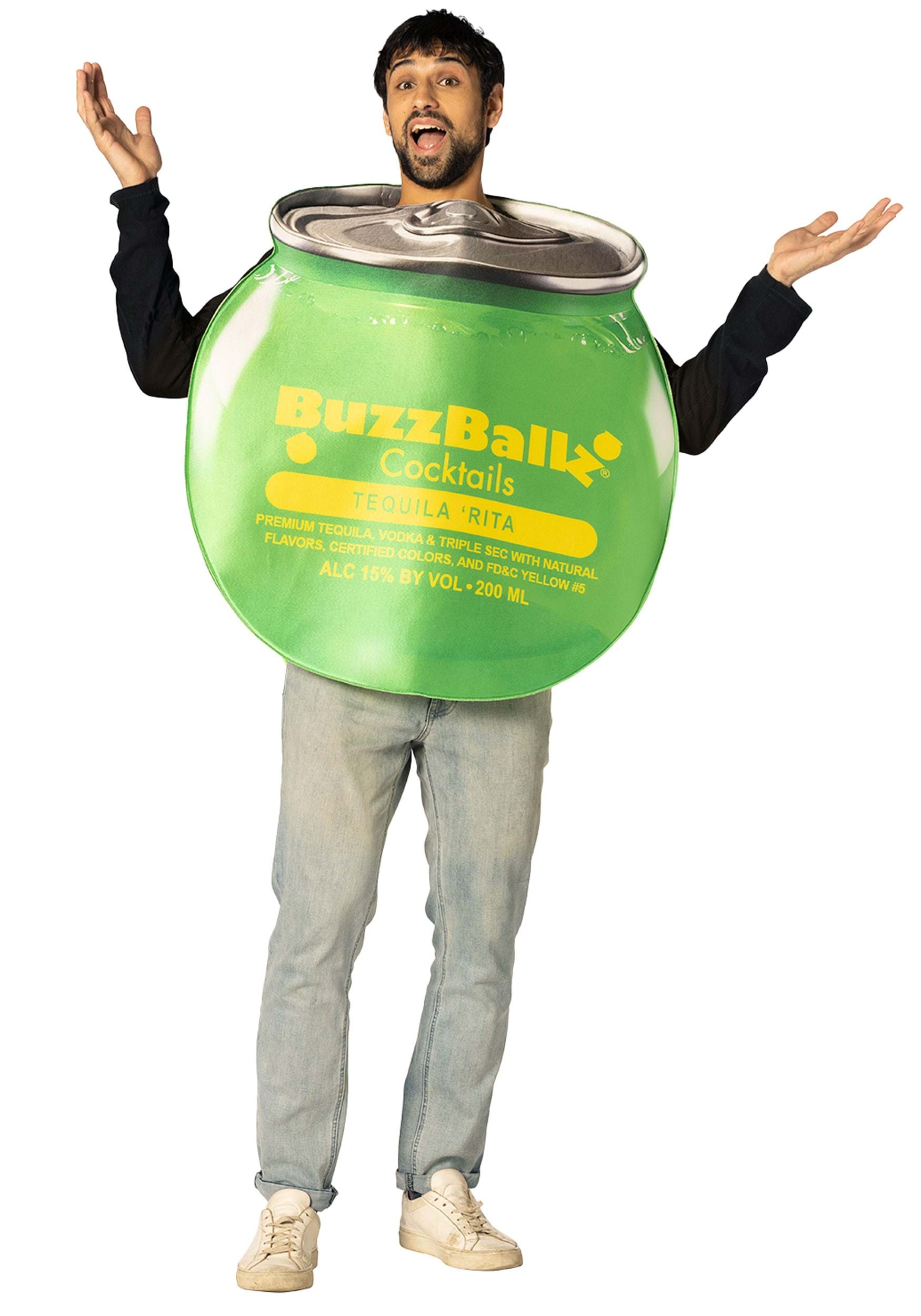 BuzzBallz Tequila 'Rita Adult Costume | Beverage Costumes