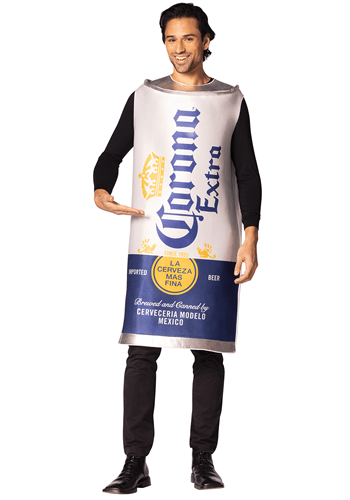 Adult Corona Extra Can Costume | Beer Costumes