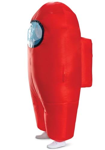 Adult Among Us Red Impostor Inflatable Costume | Video Game Costumes