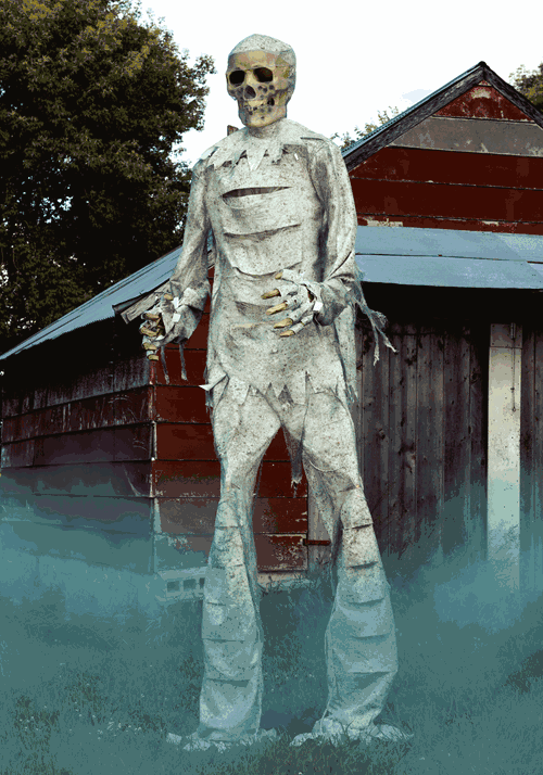 12FT Short Circuit Mummy Animatronic Decoration