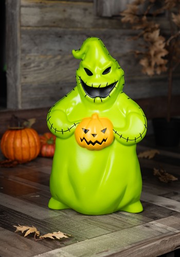 24-Inch Nightmare Before Christmas Blow Mold Light Up Oogie Boogie Decoration | Disney Decoration