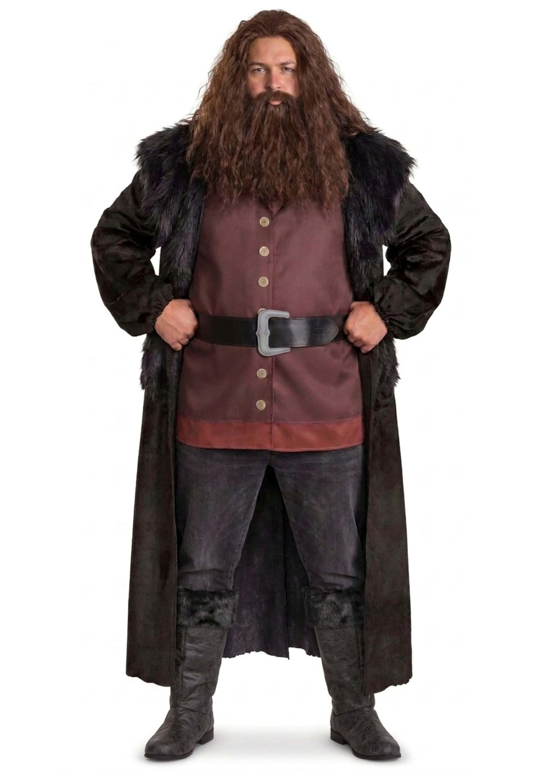 Men's Plus Size Deluxe Harry Potter Hagrid Costume | Harry Potter Costumes