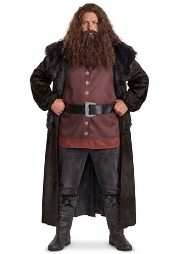 Plus Size Deluxe Harry Potter Hagrid Costume for Men New