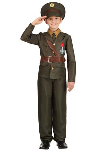 Kids Army Officer Costume