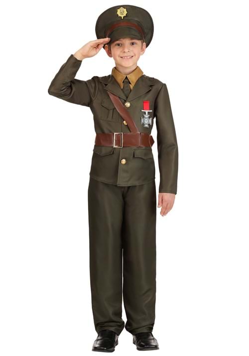 Kids Army Officer Costume