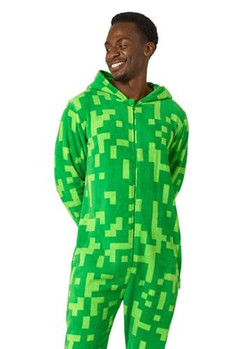 Opposuits Minecraft Creeper Adult Costume Onesie | Minecraft Costumes