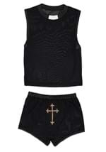 Mens Sexy Mesh Priest Costume Alt 1